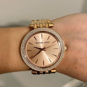 Michael Kors rose gold watch *petite wrist* (please read description!)